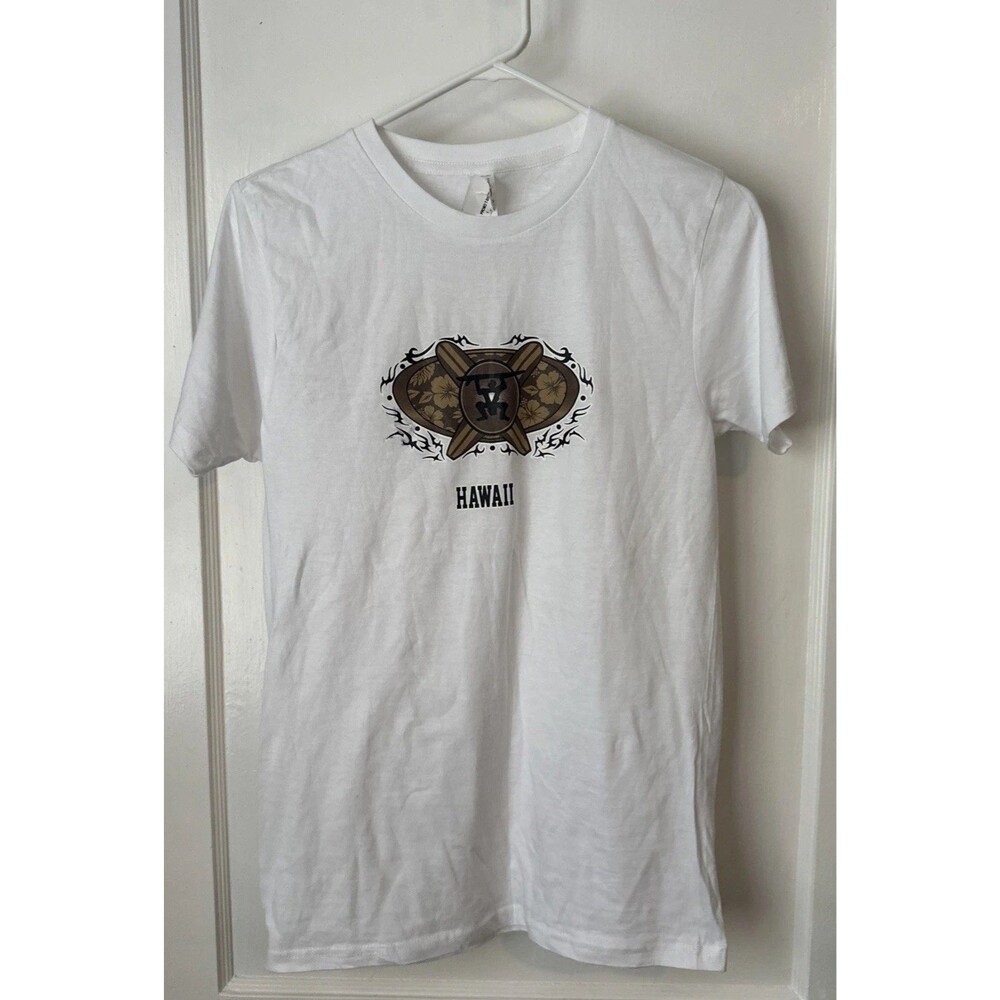 Hawaii Short-Sleeve Unisex Small T-Shirt Surf Board 100% Cotton